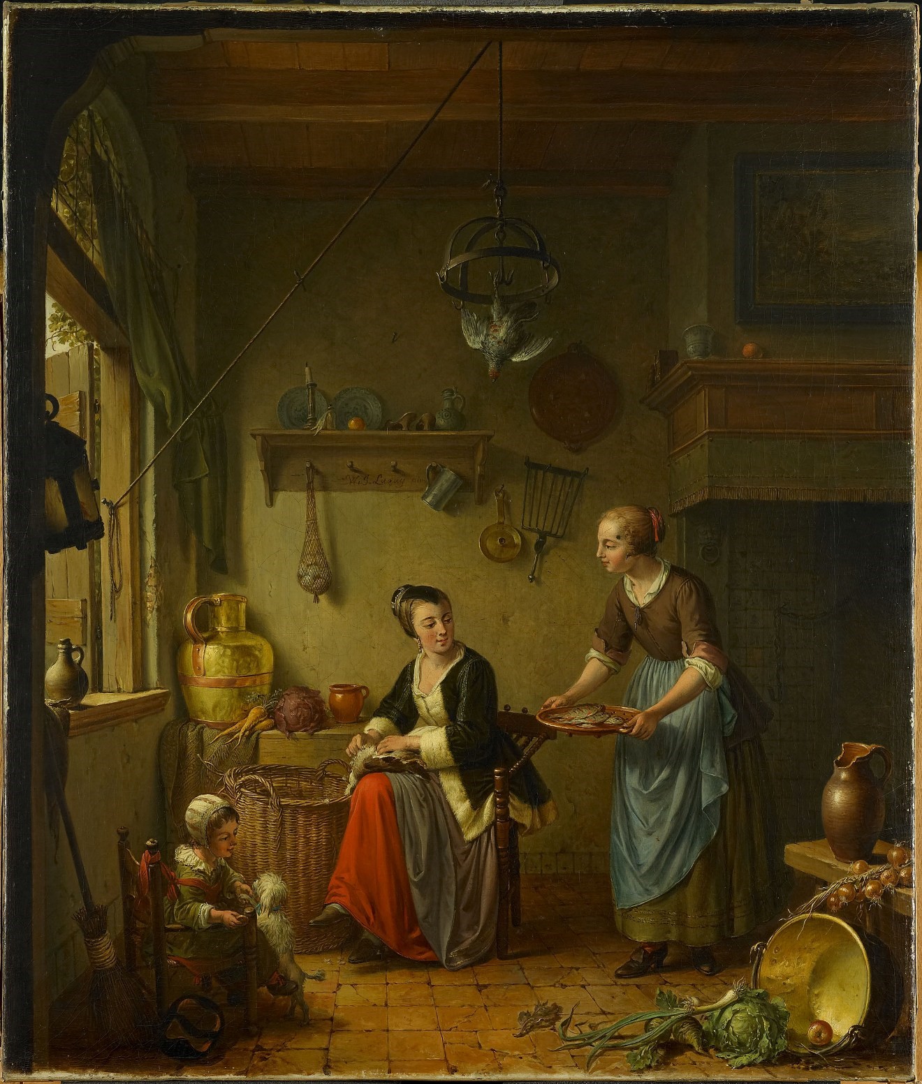 WJ Laquy. La cocina - 1771